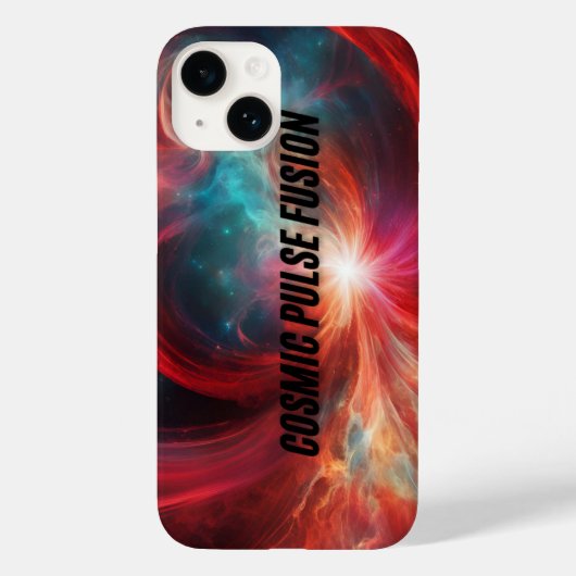 Cosmic Pulse Fusion telefoonhoesje Case-Mate iPhone Case (Achterkant)