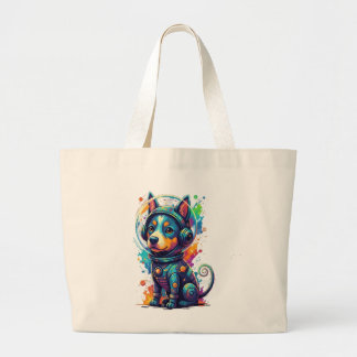 Cosmic Pup Astronaut - Tote Grote Tote Bag