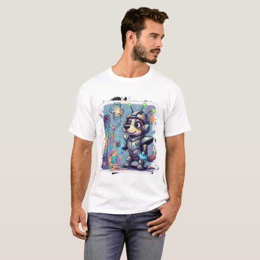 Cosmic Pup Ranger T-shirt (Voorkant volledig)