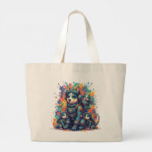 Cosmic Pups Astro Crew - Tote Grote Tote Bag (Achterkant)