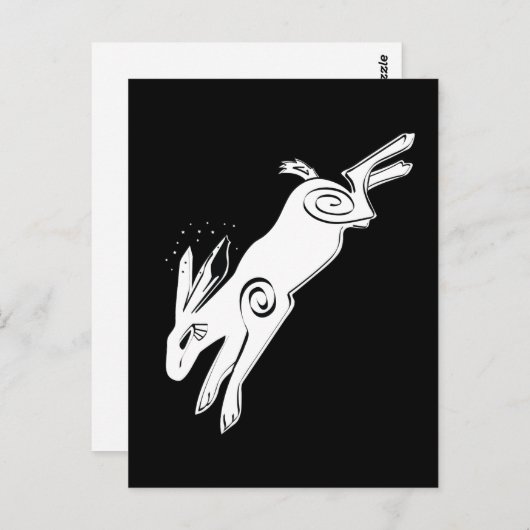COSMIC RABBIT BRIEFKAART (Voorkant / Achterkant)