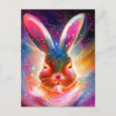 Cosmic Rabbit Briefkaart (Voorkant)