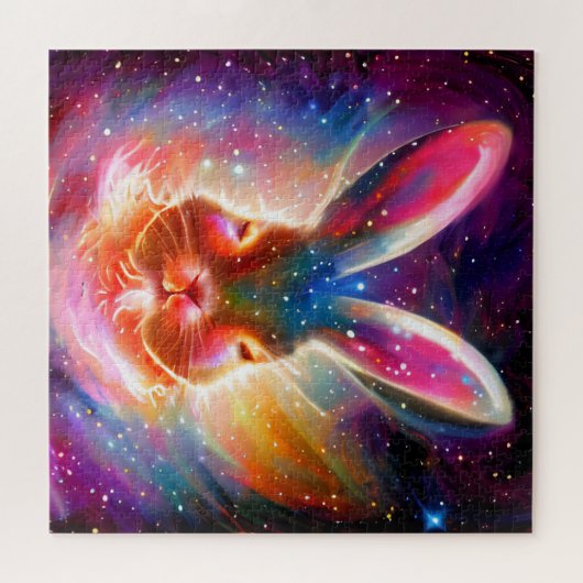 Cosmic Rabbit Jigzaag Puzzle Legpuzzel (Horizontaal)