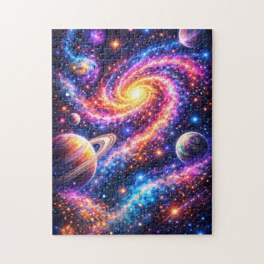 Cosmic Radiance Galaxy Legpuzzel (Verticaal)