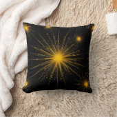 Cosmic Radiance Yellow Starburst Kussen (Deken)