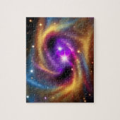 Cosmic Radiant Indigo Colors of the Infinite Legpuzzel (Verticaal)