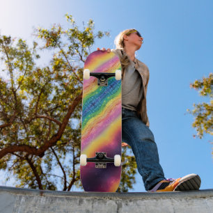 Cosmic Rainbow Energy Nonbinary LGBTQ+ Pride Persoonlijk Skateboard
