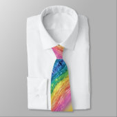 Cosmic Rainbow Energy Nonbinary LGBTQ+ Pride Stropdas (Gebonden)