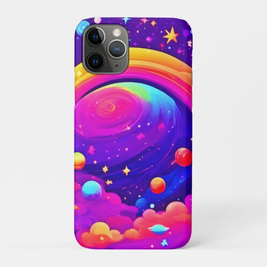 Cosmic Rainbow Planet Art Case-Mate iPhone Case (Achterkant)
