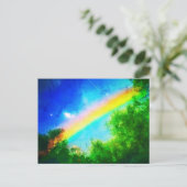COSMIC RAINBOW VERDE BRIEFKAART (Staand voorkant)