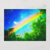 COSMIC RAINBOW VERDE BRIEFKAART (Voorkant)