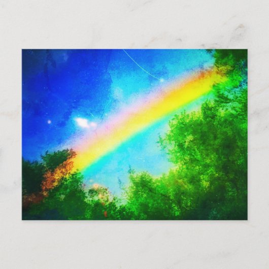 COSMIC RAINBOW VERDE BRIEFKAART (Voorkant)