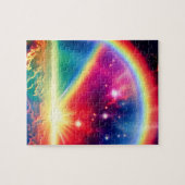 Cosmic Rainbows Hover boven Indigofantaswolken Legpuzzel (Horizontaal)
