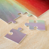 Cosmic Rainbows Magical Fantastic Fun Space Afbeel Legpuzzel (Zijkant)
