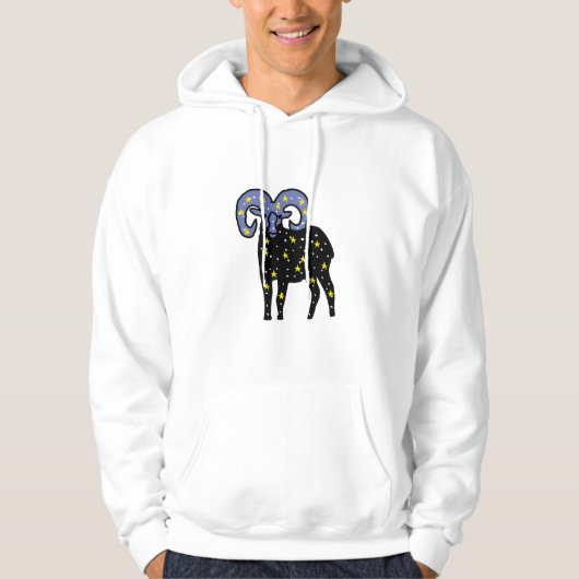 Cosmic Ram Zodiac Sweatshirt – Bold Aries  (Voorkant)