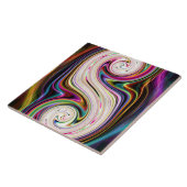 Cosmic Rays 3 Swirl Tegel Tegeltje (Zijkant)