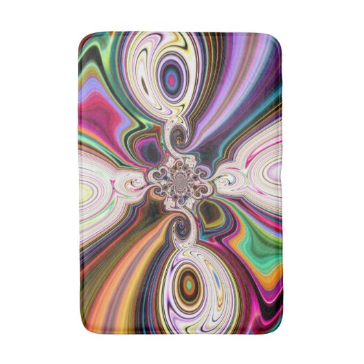Cosmic Rays Polar Bathmat Badmat (Voorkant Verticaal)