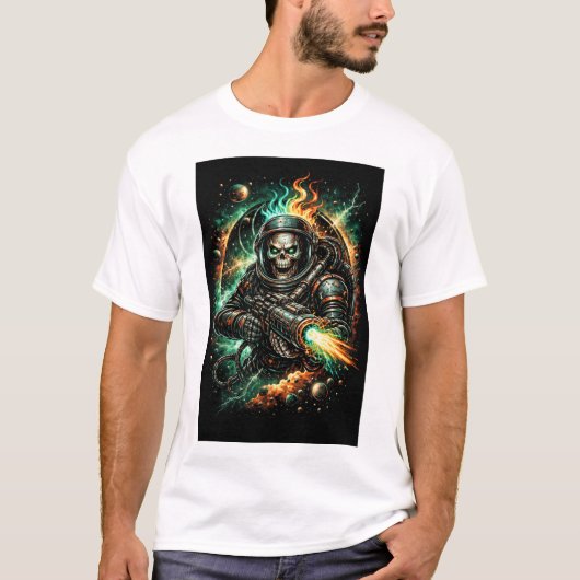Cosmic Reaper: Galactic Annihilator T-shirt (Voorkant)