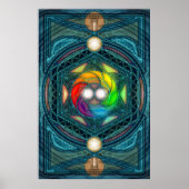 Cosmic Reconcilliation Mandala Poster (Voorkant)