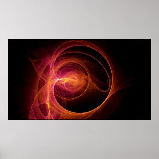 Cosmic Recursive Fractal Poster (Voorkant)