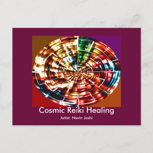 COSMIC REIKI HEALING BRIEFKAART (Voorkant)