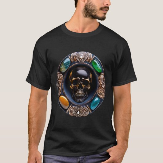 Cosmic Requiem Kostbaar Douchegordijn T-shirt (Voorkant)