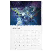 Cosmic Resonance Exotic Cosmos Wall-agenda Kalender (Jan 2027)