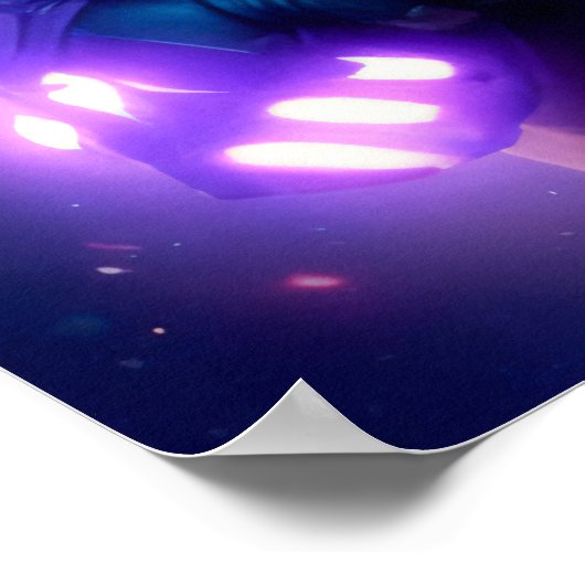 Cosmic Retro 50's Sci-Fi Nova Space Ranger Poster (Hoek)