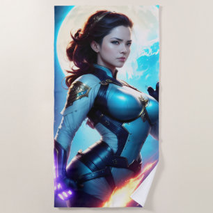 Cosmic Retro 50's Sci-Fi Nova Space Ranger Strandlaken