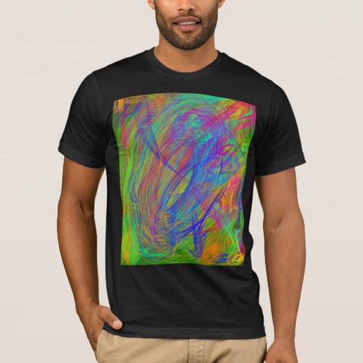Cosmic Rings Sci-Fi T-shirt (Voorkant)