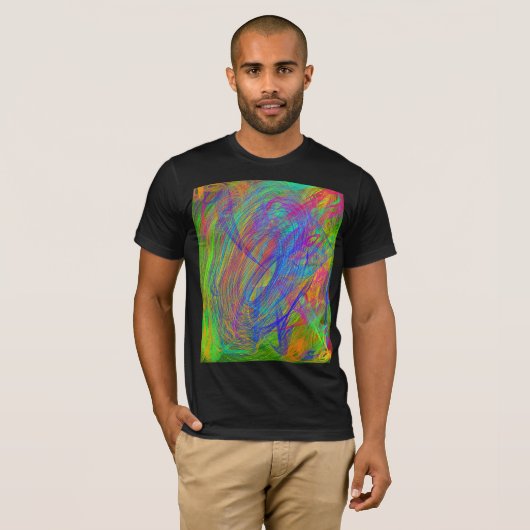 Cosmic Rings Sci-Fi T-shirt (Voorkant volledig)