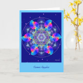 Cosmic Ripples Kaart (Gele Bloem)