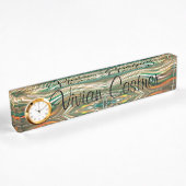 Cosmic River Liquid Crystal Desk Name Bord Naambordje