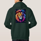 **"Cosmic Roar van de Leeuw"** Hoodie (Achterkant)