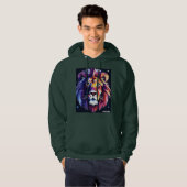 **"Cosmic Roar van de Leeuw"** Hoodie (Voorkant volledig)