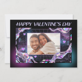 Cosmic Romance Digital Love Valentine's Card Feestdagenkaart