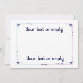 Cosmic Romance Digital Love Valentine's Card Feestdagenkaart (Achterkant)