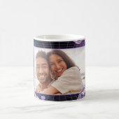 Cosmic Romance Digital Love Valentine's Card Koffiemok (Center)