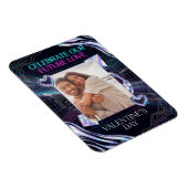 Cosmic Romance Digital Love Valentine's Card Magneet (Rechterzijde)