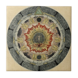 Cosmic Roos Mandala Tegeltje