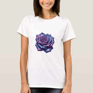 Cosmic Roos T-Shirt – Hemelse Bloei in de Ruimte