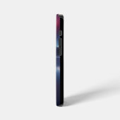 Cosmic Rose: Galaxy Reflection on Serene Lake iPhone Hoesje (Linkerkant)