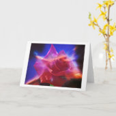 Cosmic Rose Kaart (Gele Bloem)