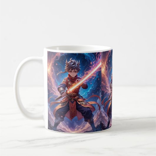 Cosmic Samurai - Bewaker van de sterren Koffiemok (Links)