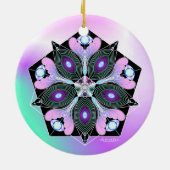 Cosmic Seed RePHIning Keramisch Ornament (Achterkant)