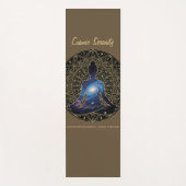 Cosmic Serenity Meditation – Galaxy Mandala Yogamat (Voorkant)