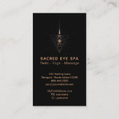 *~ * Cosmic Shaman Alchemy Sacred Third Eye Visitekaartje (Achterkant)