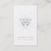 *~ * Cosmic Shaman Alchemy Sacred Third Eye Visitekaartje (Voorkant)