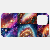 Cosmic shiny Gold roze sky outerspace spot collage Case-Mate iPhone Case (Achterkant (horizontaal))