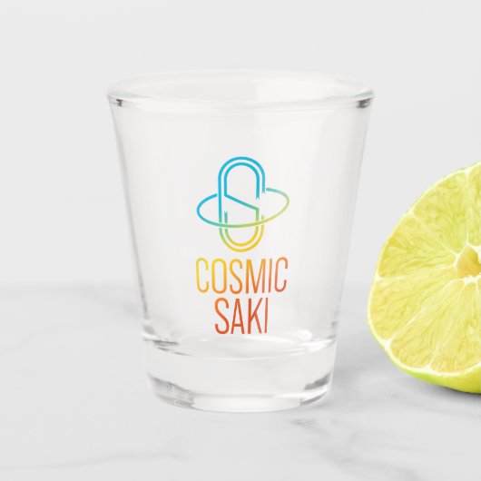 Cosmic Shot Glass Rainbow Glas (Voorkant)